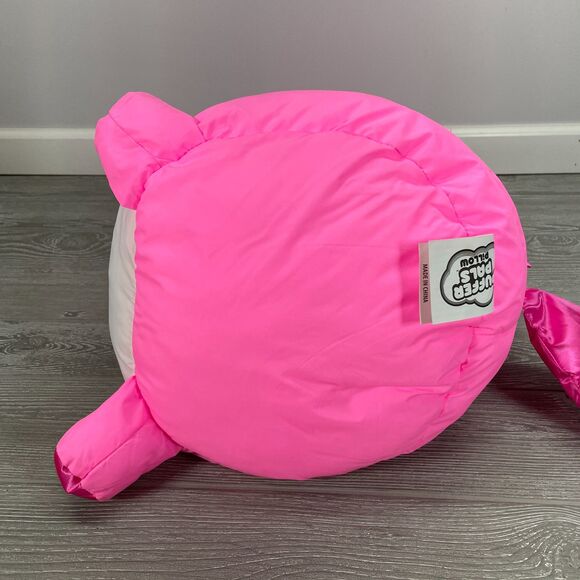 Puffer Pals Pillow Pink Unicorn 18in Soft Squish Plush Stuffed Animal Toy - Picture 9 of 12